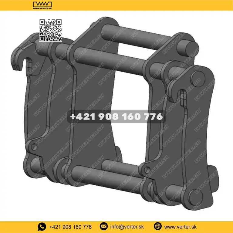 Adaptér EURO traktor na CAT TH